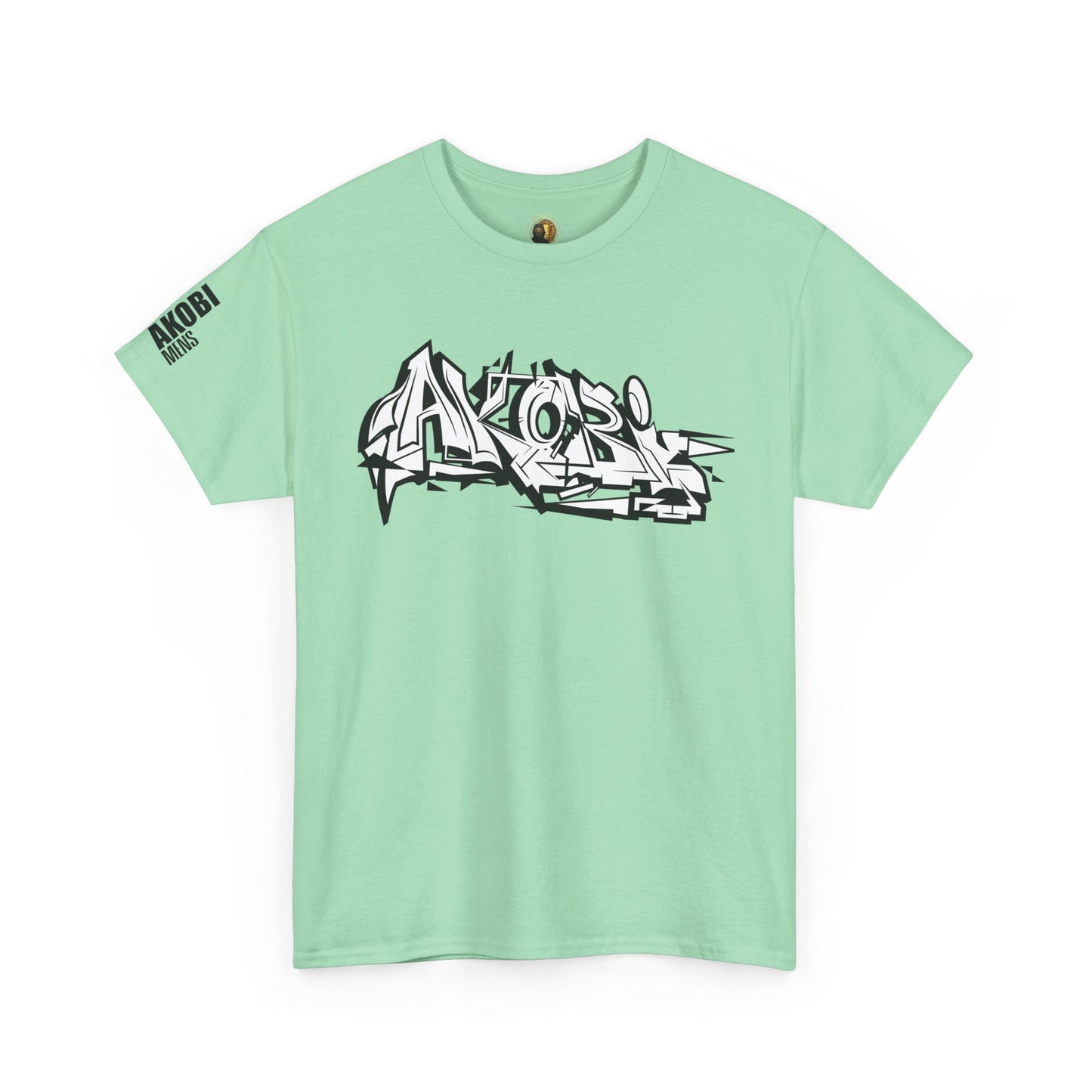 Akobi Old School Street Graffiti Tee – Bold, Artistic, Unisex