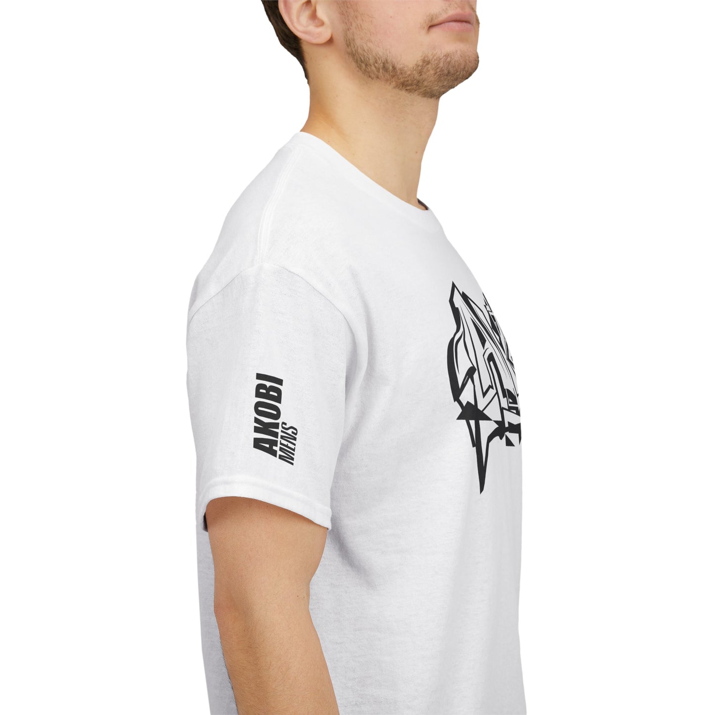 Akobi Old School Street Graffiti Tee – Bold, Artistic, Unisex