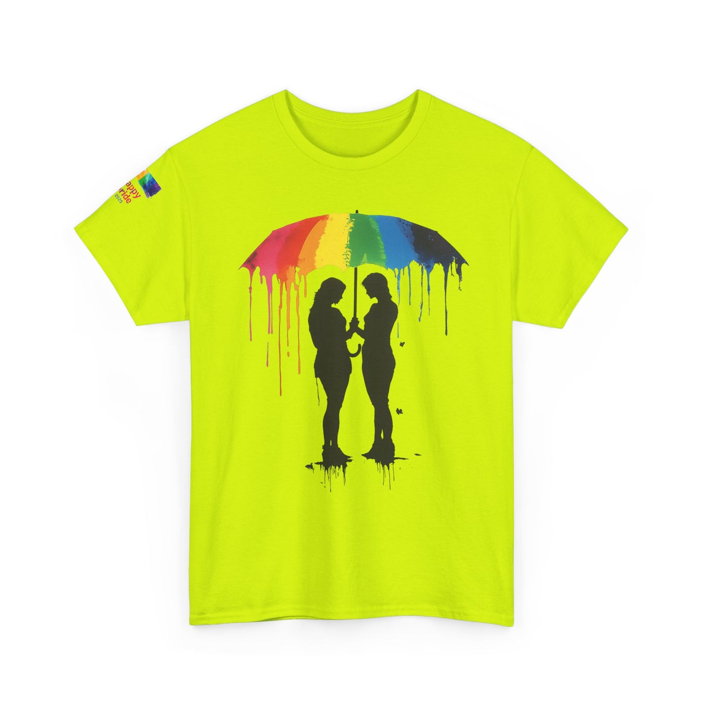 Pride Love Drip Tee – Women’s LGBTQ Street Art Graphic Shirt