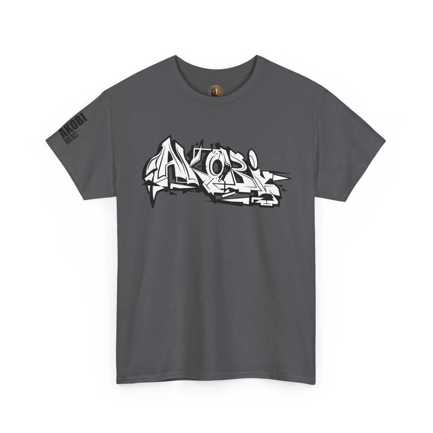Akobi Old School Street Graffiti Tee – Bold, Artistic, Unisex