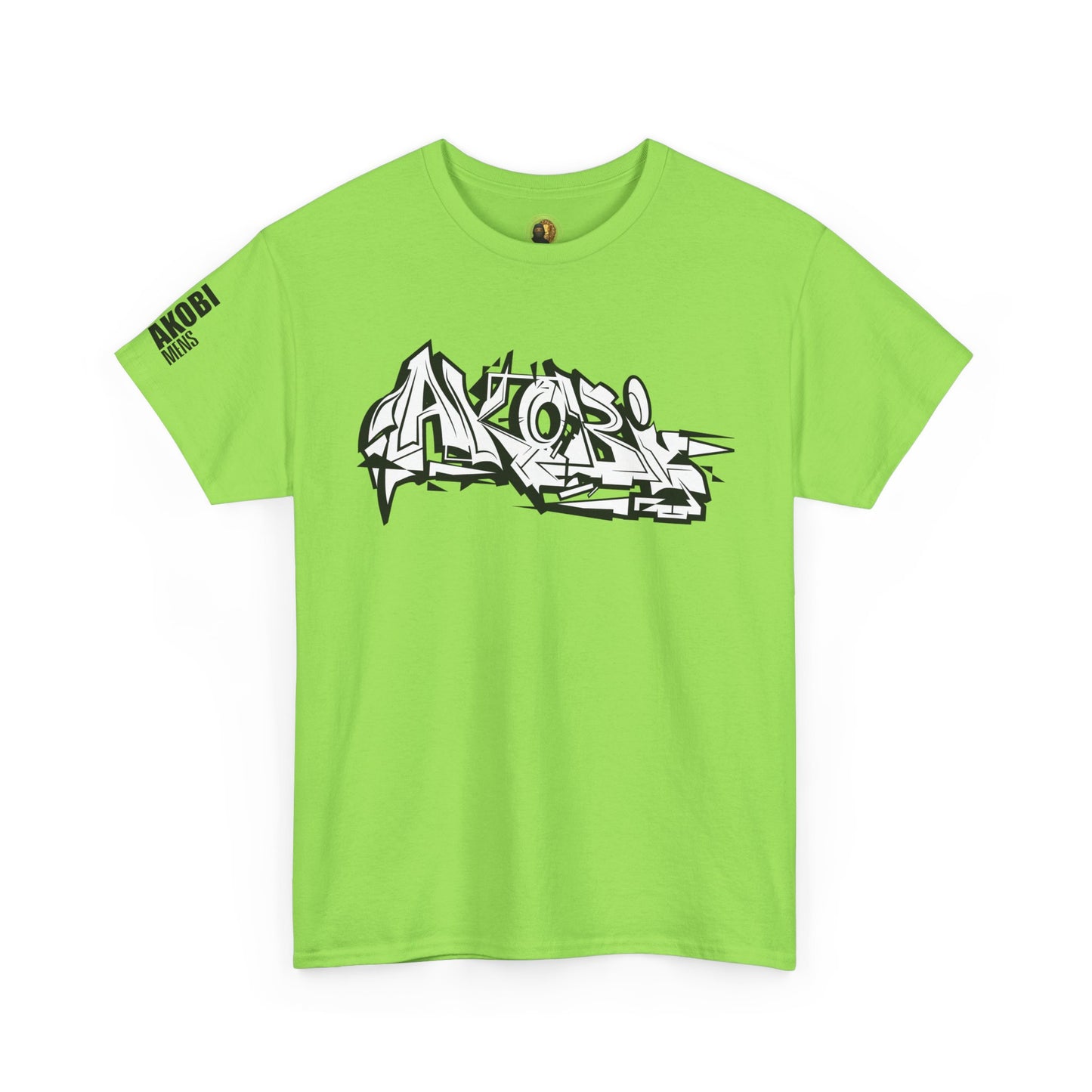 Akobi Old School Street Graffiti Tee – Bold, Artistic, Unisex