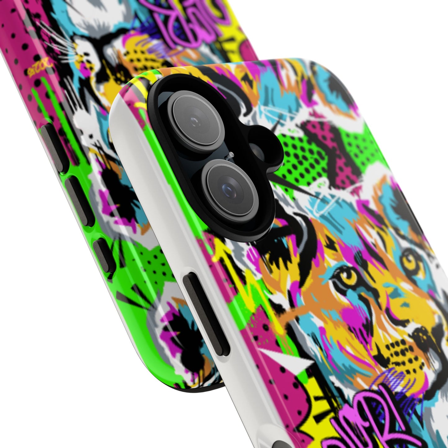 Vibrant Olori Pop Art Lioness Phone Case – iPhone 16 & More Models | Matte or Glossy Finish