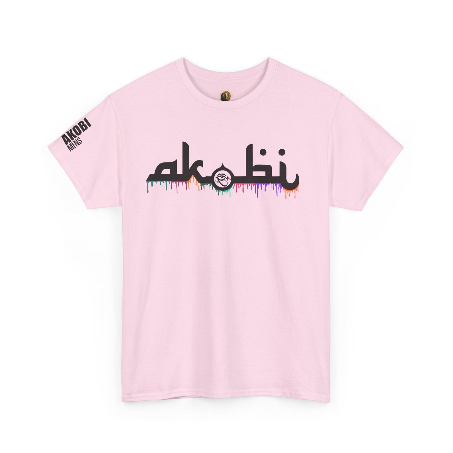 Akobi Signature Logo Paint Drip Tee – Bold, Artistic, Unisex