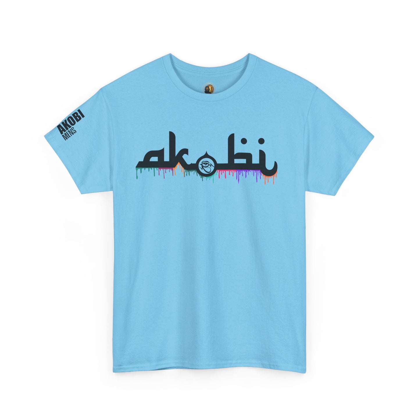 Akobi Signature Logo Paint Drip Tee – Bold, Artistic, Unisex