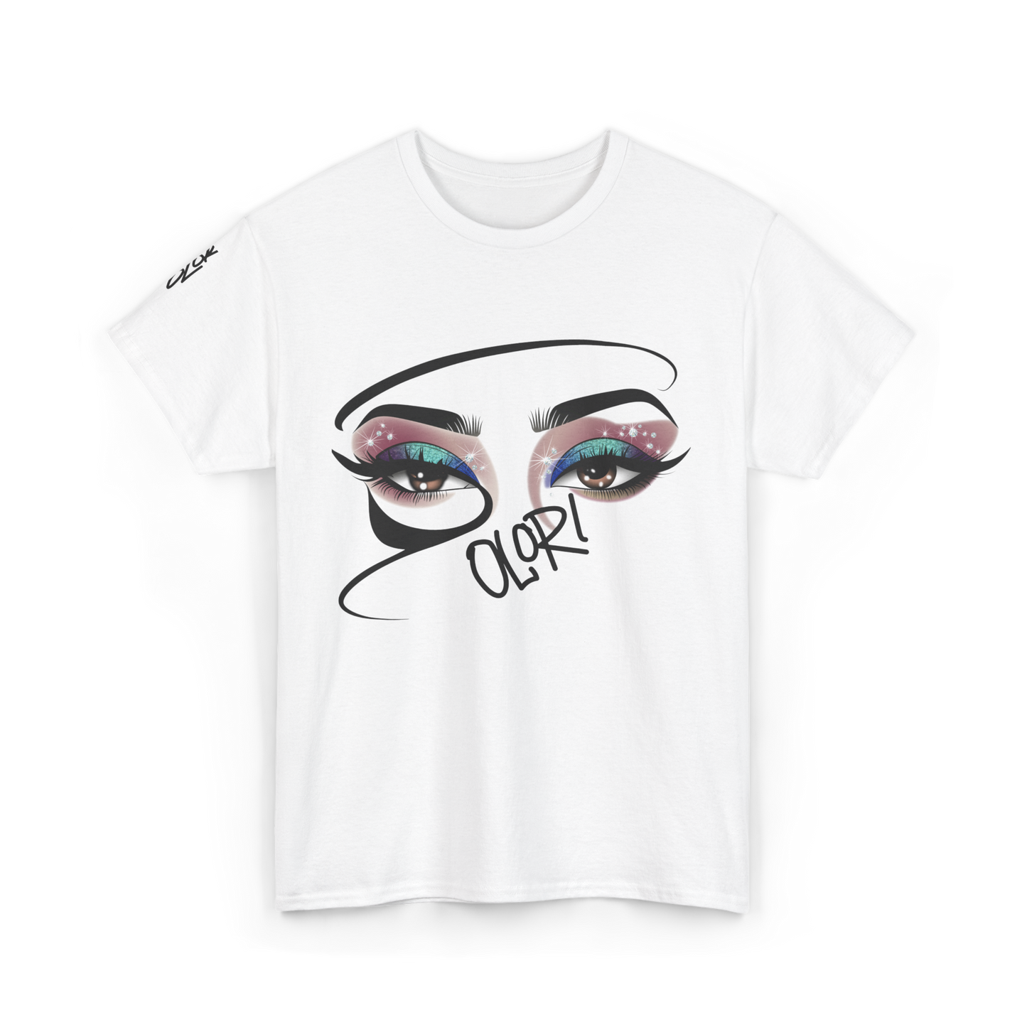 Olori – Glam Eye Graffiti Art Tee for Women
