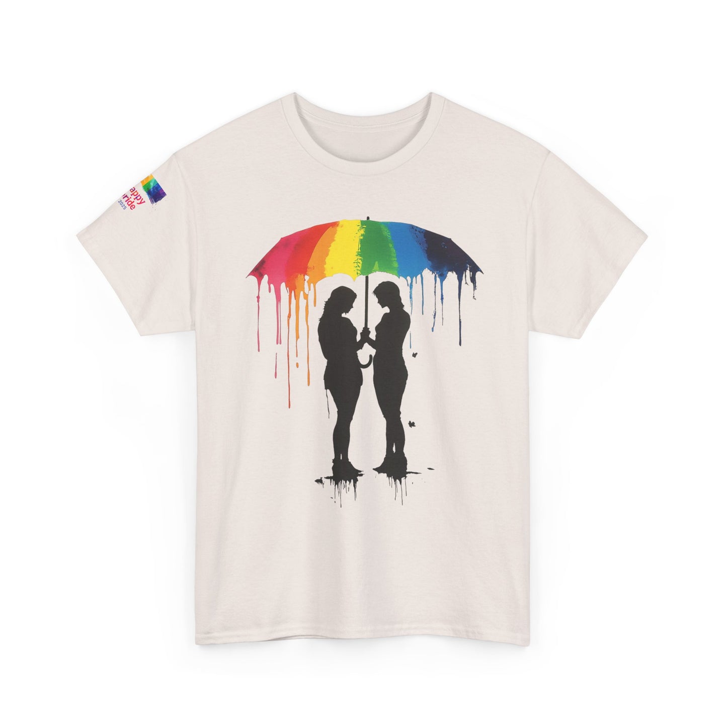 Pride Love Drip Tee – Women’s LGBTQ Street Art Graphic Shirt