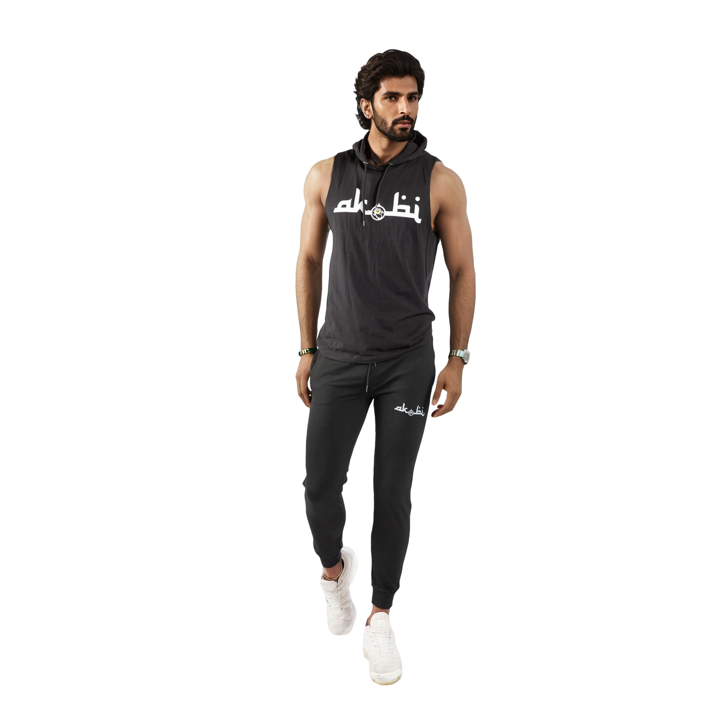Men’s Drawcord Hooded Tank Top – Lightweight Sleeveless Style
