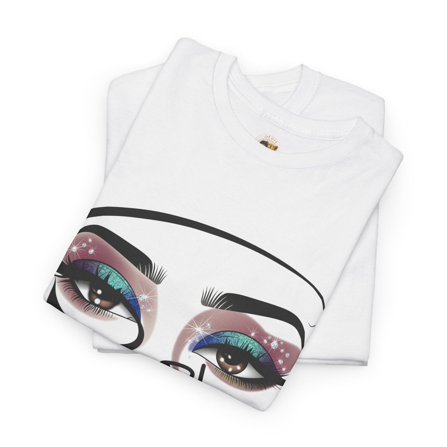 Olori – Glam Eye Graffiti Art Tee for Women
