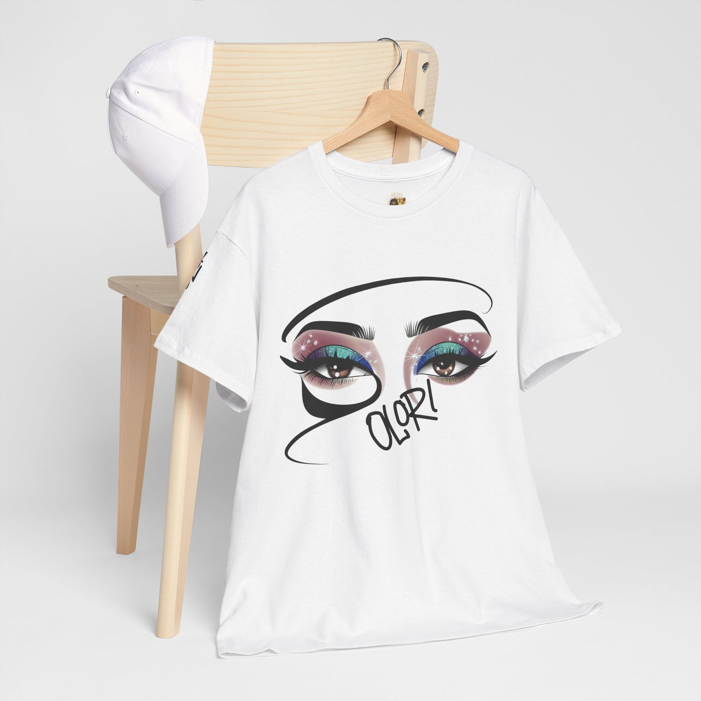 Olori – Glam Eye Graffiti Art Tee for Women