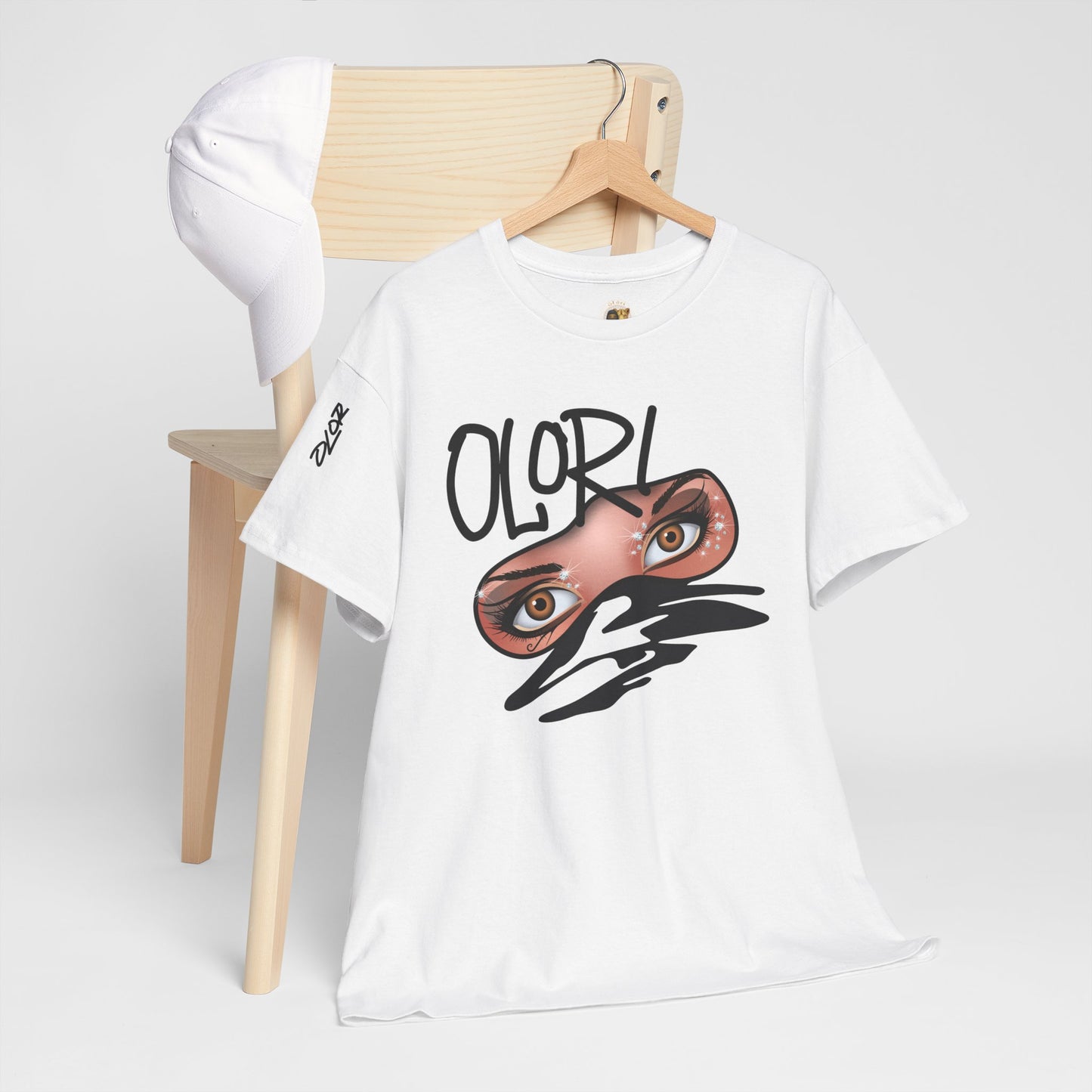 Olori Women's Logo T-Shirt – Veiled Eyes with Empowering Message ..