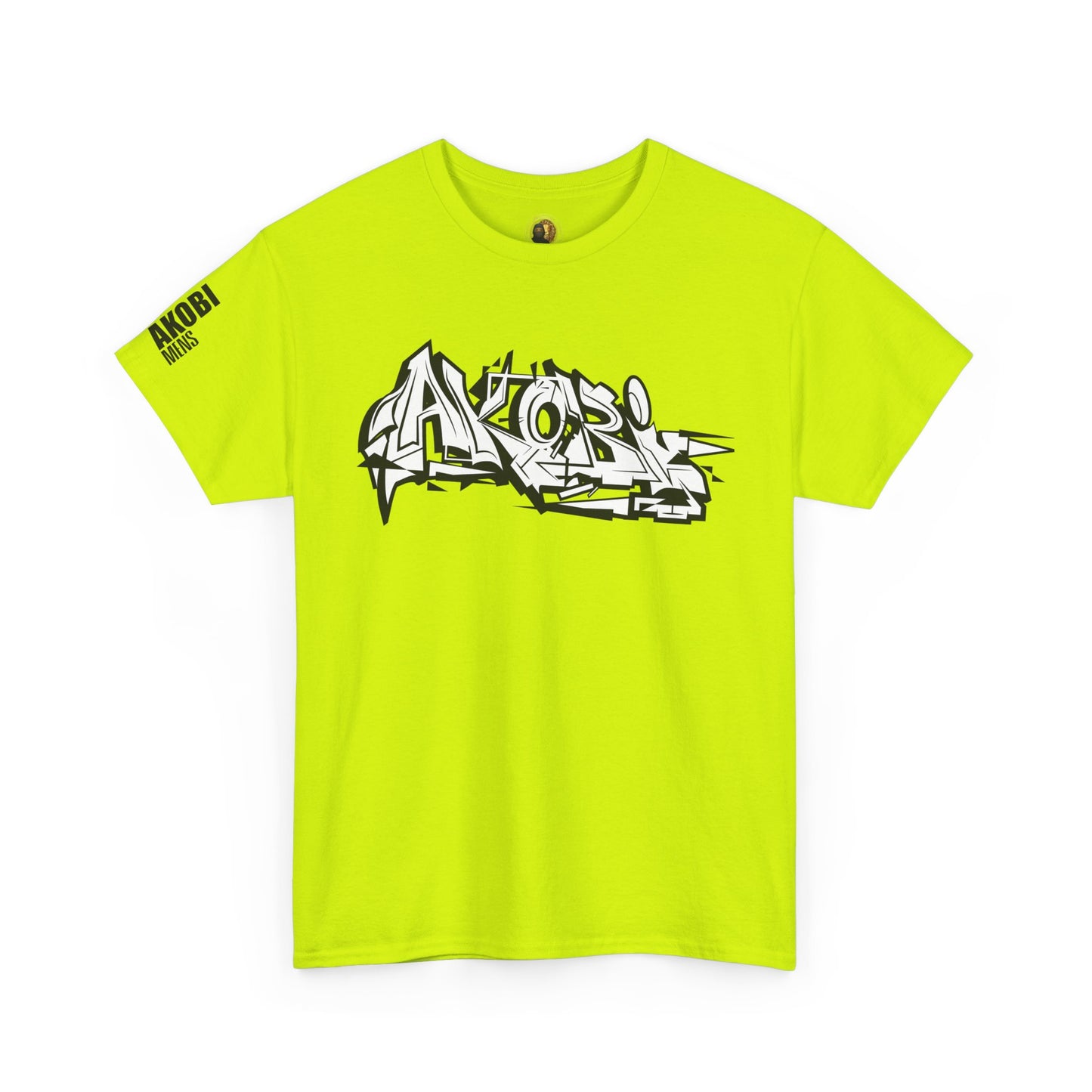 Akobi Old School Street Graffiti Tee – Bold, Artistic, Unisex