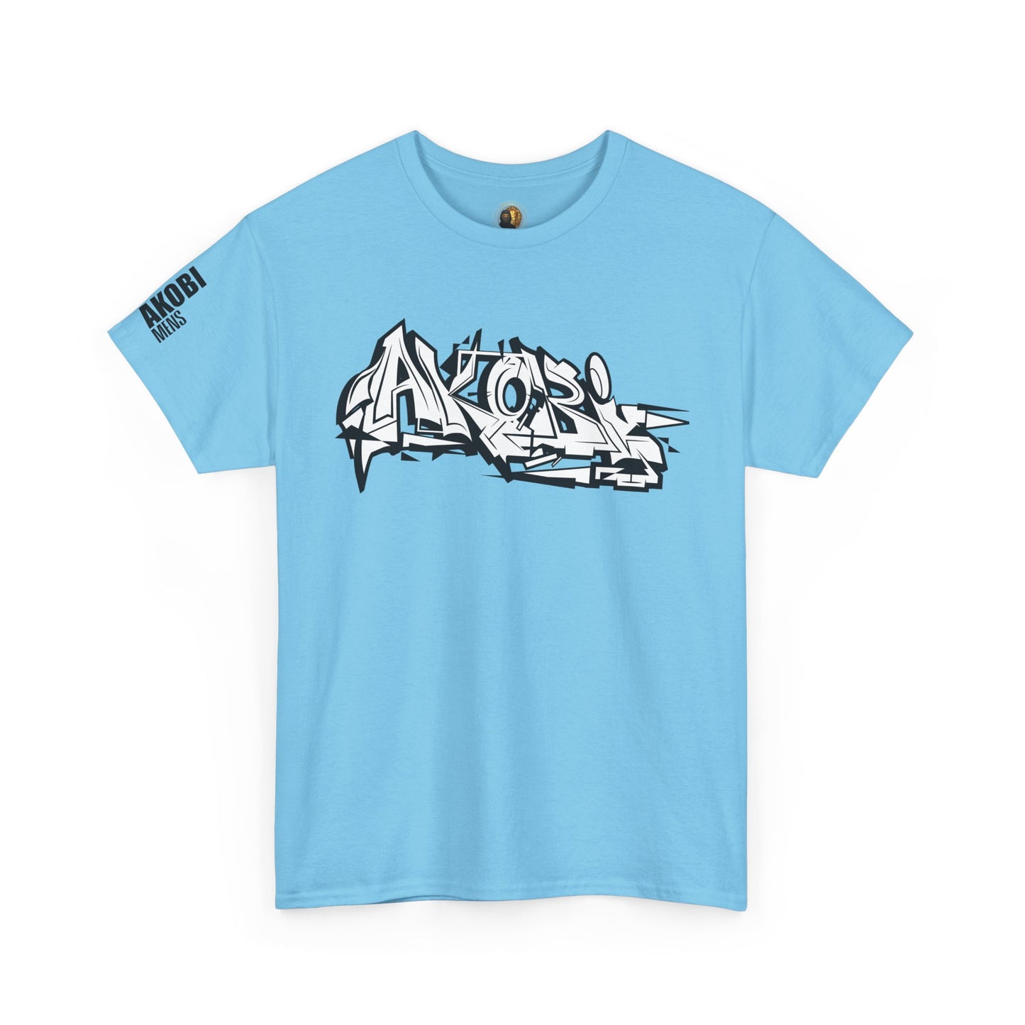 Akobi Old School Street Graffiti Tee – Bold, Artistic, Unisex