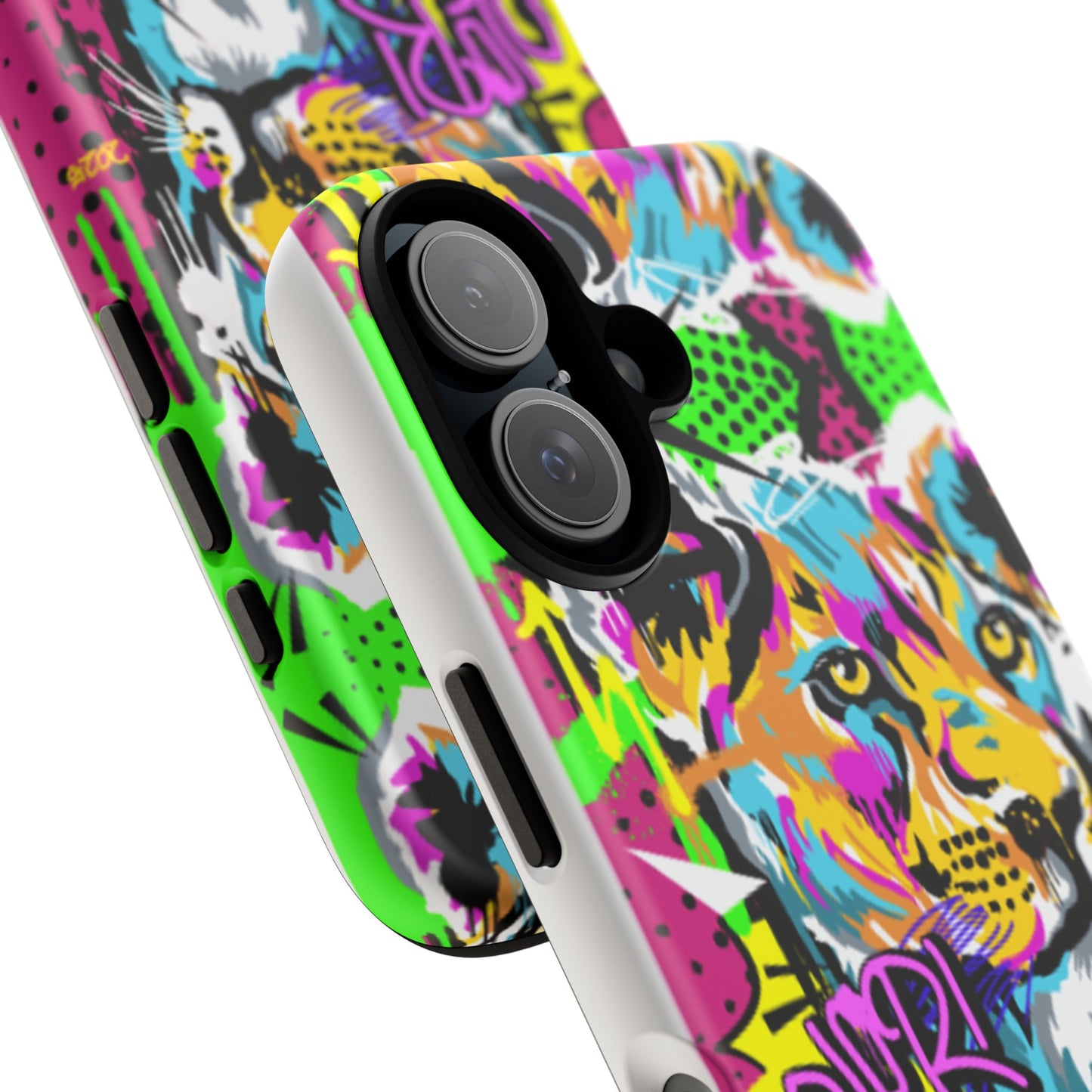 Vibrant Olori Pop Art Lioness Phone Case – iPhone 16 & More Models | Matte or Glossy Finish