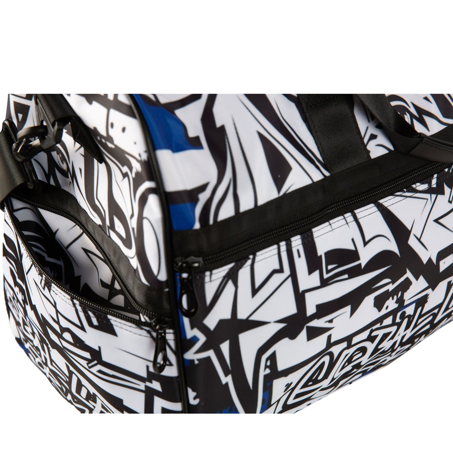 Signature Akobi Graffiti Print Duffle Tote Bag