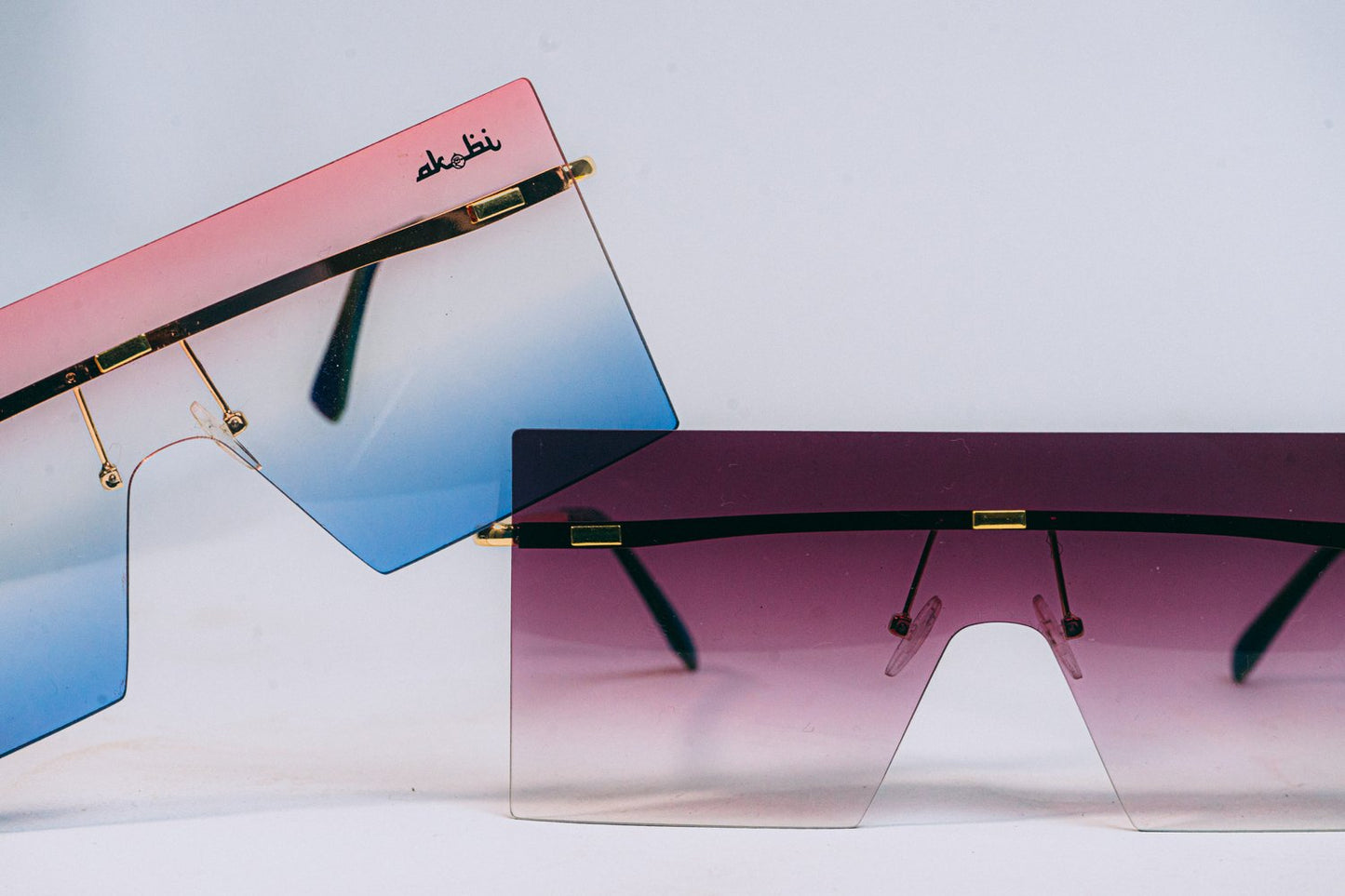 Frameless Sunglasses – Unisex Fashion Accessory by Akobi