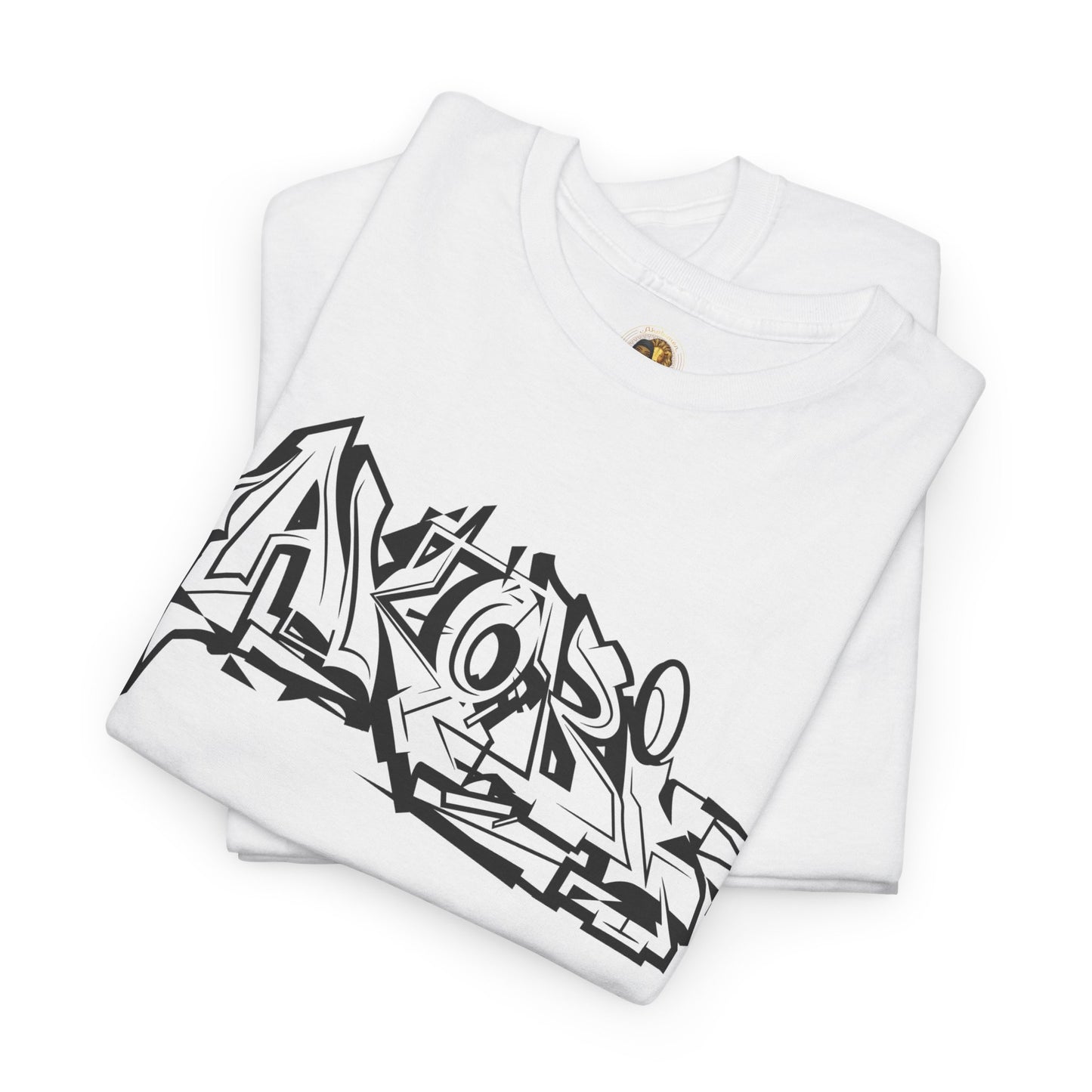 Akobi Old School Street Graffiti Tee – Bold, Artistic, Unisex