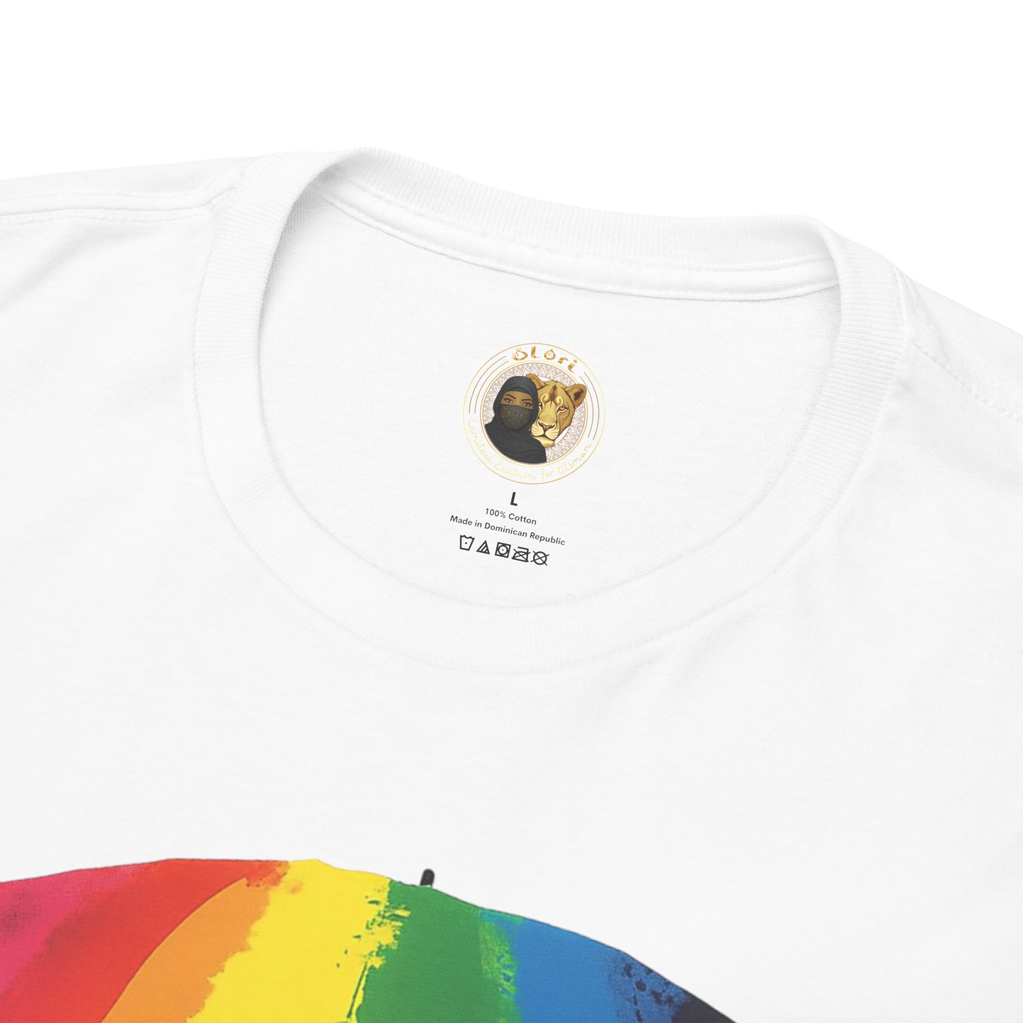Pride Love Drip Tee – Women’s LGBTQ Street Art Graphic Shirt