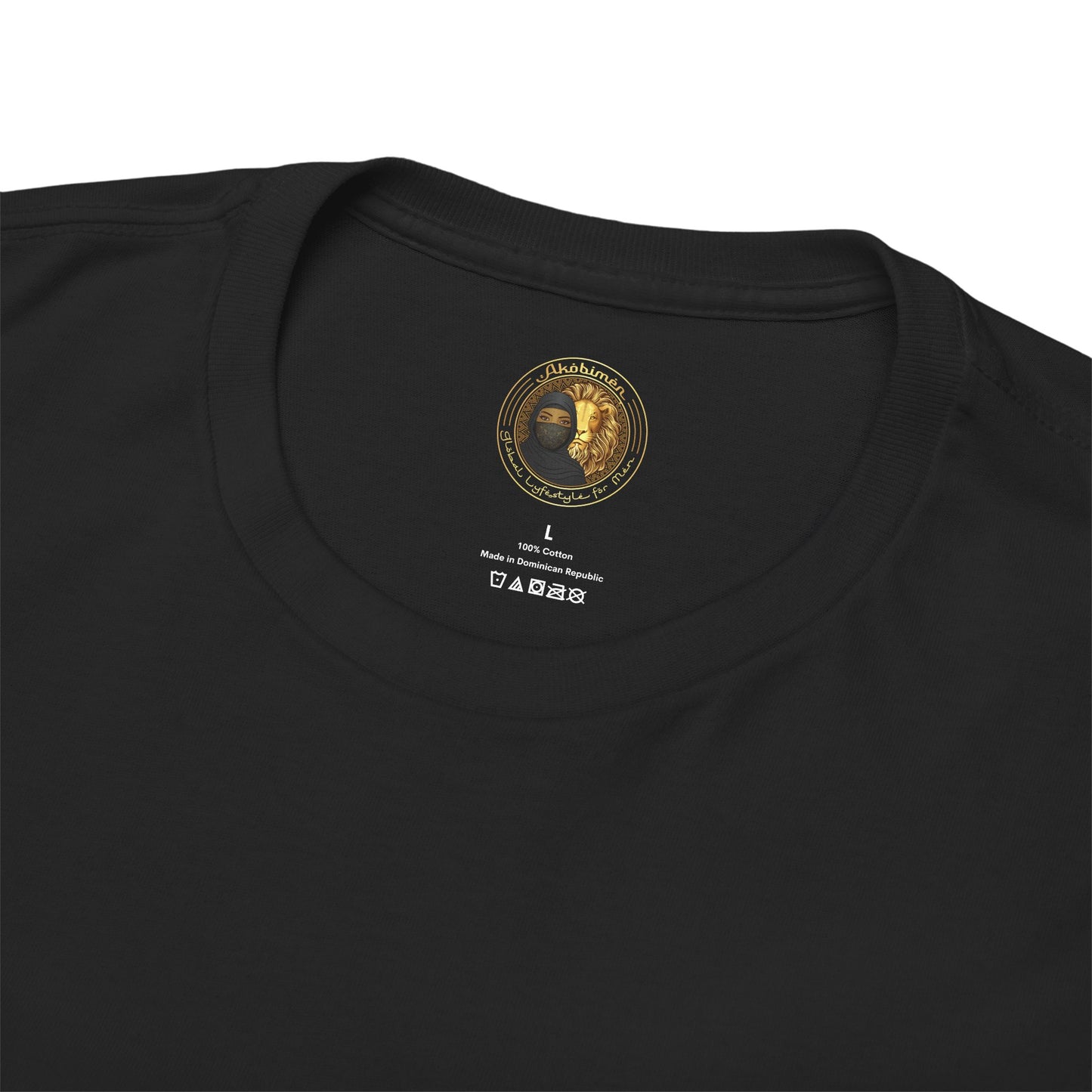 Akobi Empower Tee – Bold, Inspiring, Unisex Design Black Tee Gold Letters