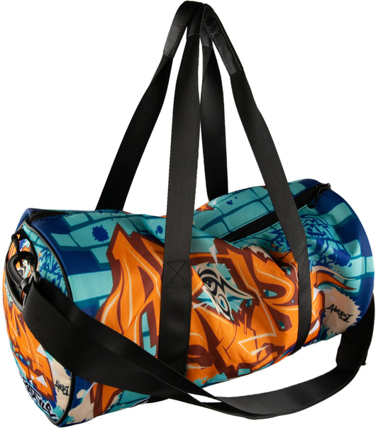 Global Lifestyle  Street Chic  Graffiti Wall Print Duffle Bag