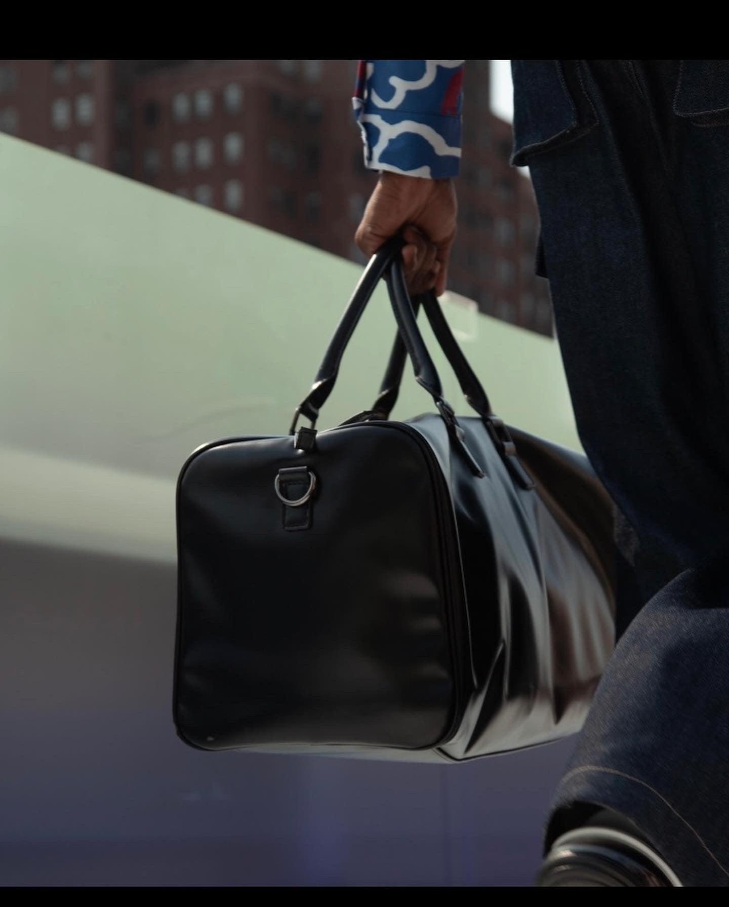 Akobi Global lifestyle  luxury Leather Travel Duffel