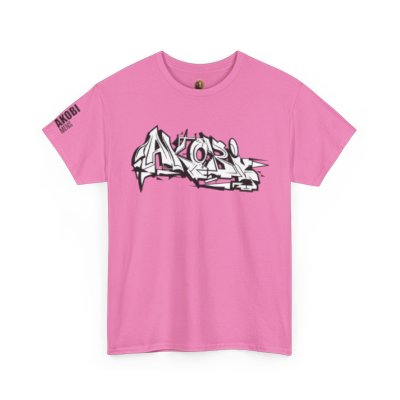Akobi Old School Street Graffiti Tee – Bold, Artistic, Unisex