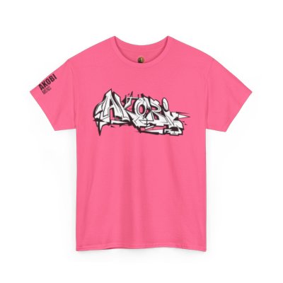 Akobi Old School Street Graffiti Tee – Bold, Artistic, Unisex