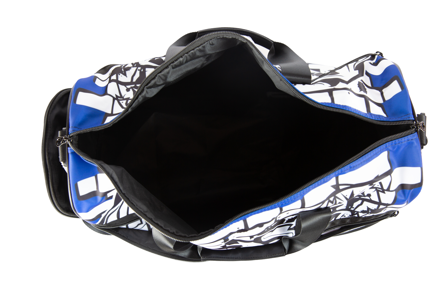 Signature Akobi Graffiti Print Duffle Tote Bag